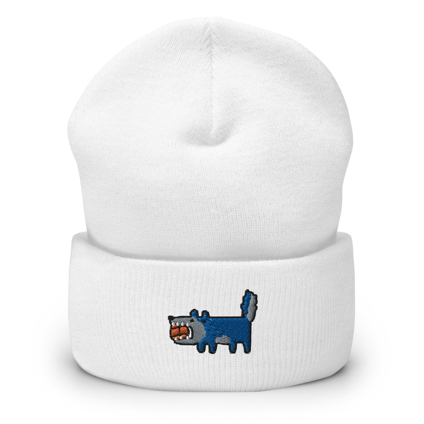 Wolf Cuffed Beanie