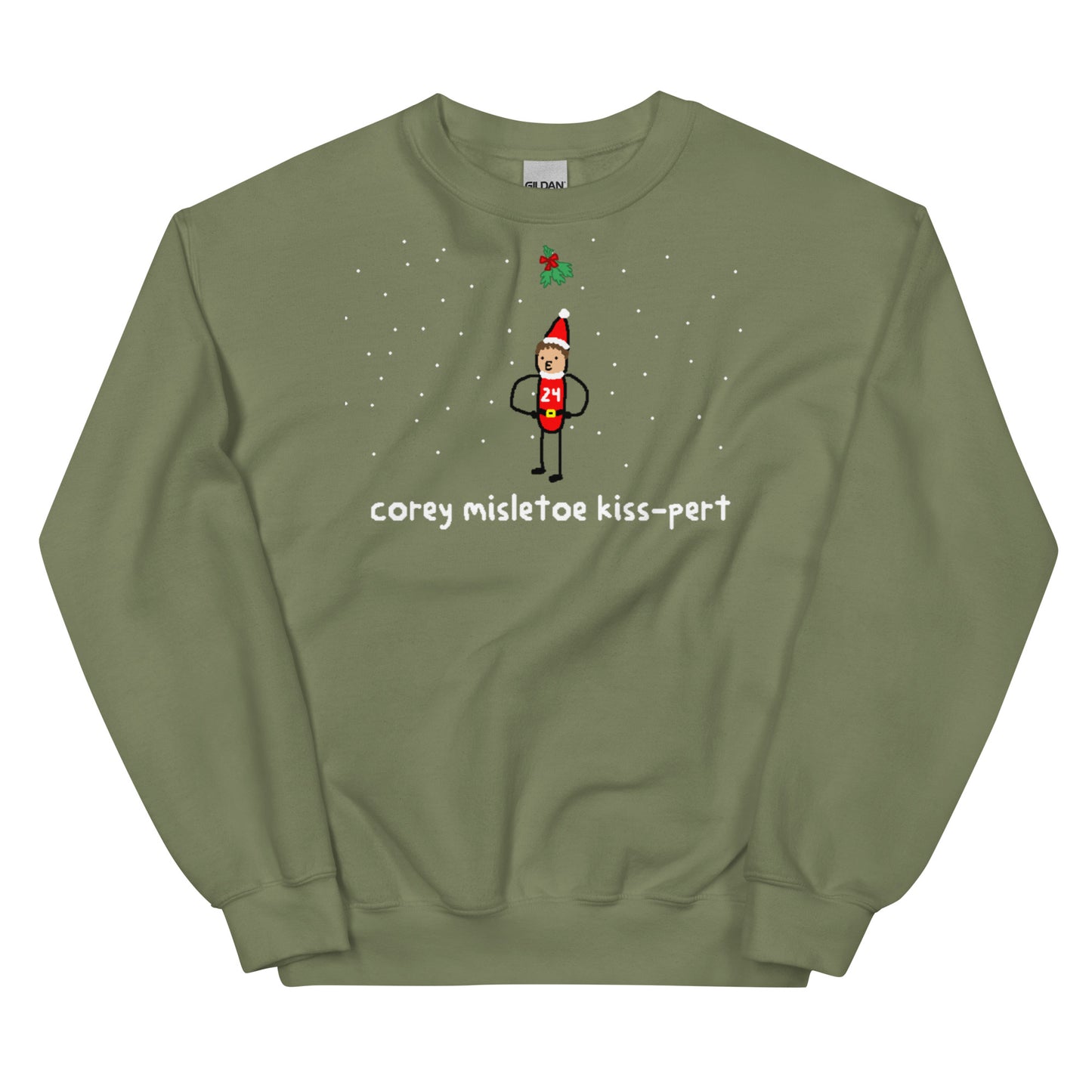 Corey Misletoe Kiss-pert Sweater