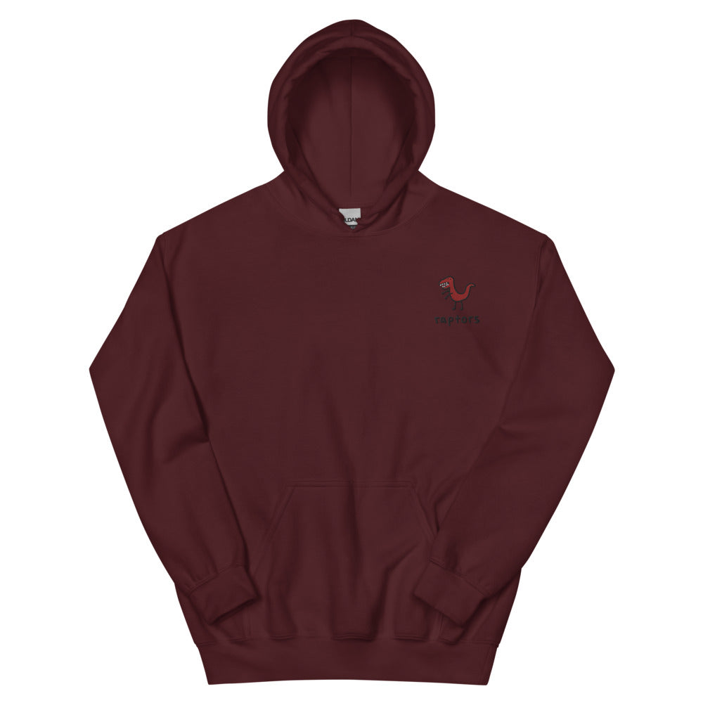 Raptors Embroidered Hoodie