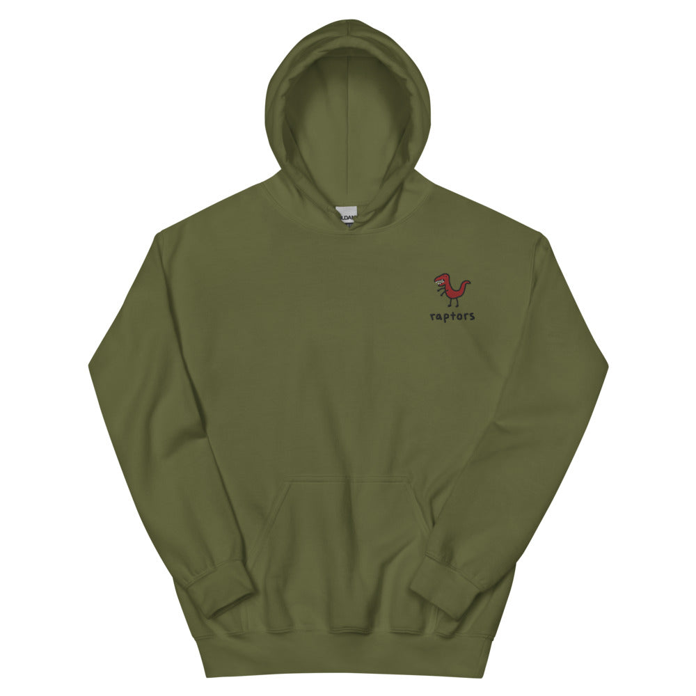Raptors Embroidered Hoodie