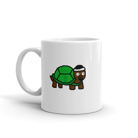 Bobby Tortoise White glossy mug